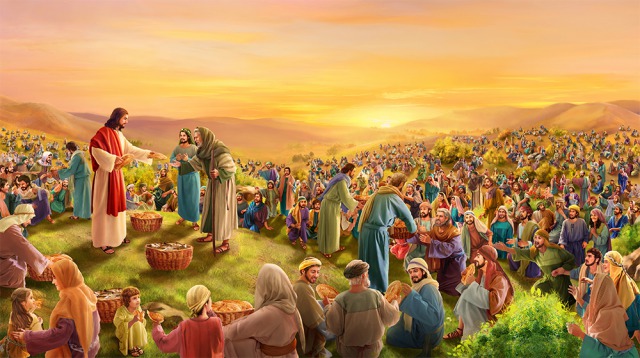 The Feeding Of The Five Thousand Bible Story